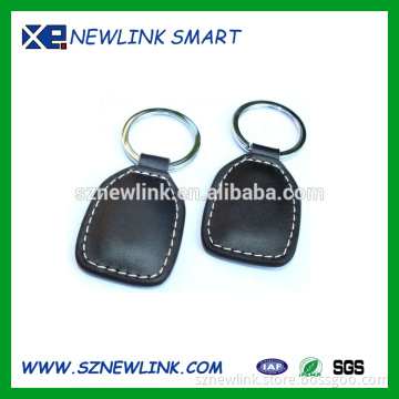 Good price leather rfid tag/keyfob for access control